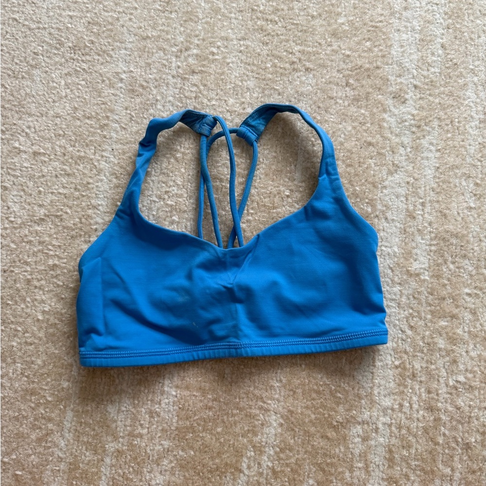 Blue Sports Bra